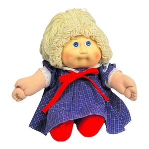 Cabbage Patch Kids Doll Appalachian Coleco Vintage 1978- 1982 Blonde Yarn Hair‎